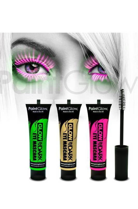 Glow in the Dark Neon Pink Special Effects Eyelash Mascara 2