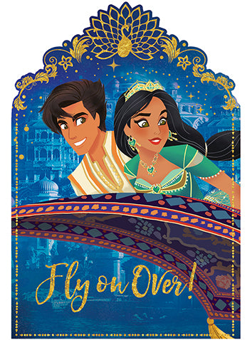 Aladdin Party Invitations 8 Pack - Main Image