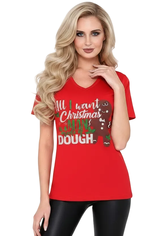 All I Want For Christmas Women's Funny Xmas Shirt - Main Image