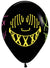 12 Pack of Neon Mask Balloon Decorations for Halloween