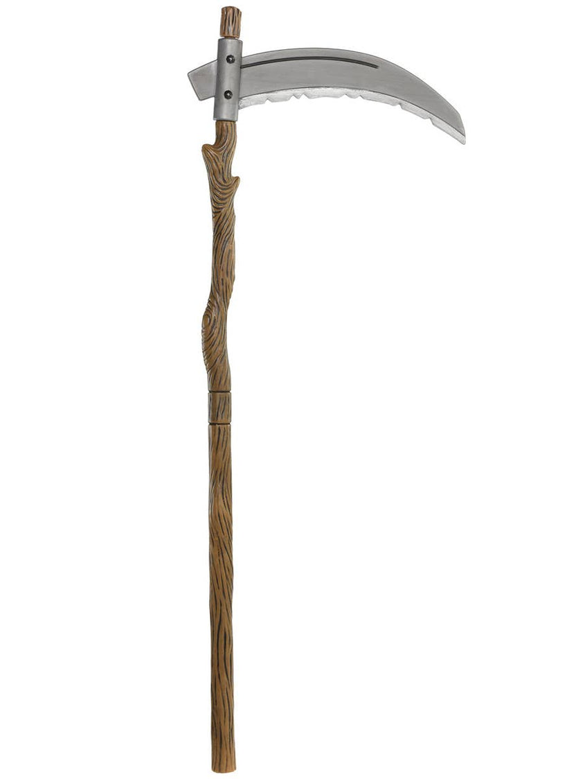 Wooden Look Handle Grim Reaper Sickle | Heaven Costumes