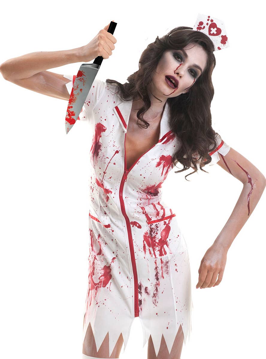 Womens Zombie Nurse Halloween Costume Womens Zombie Nurse Halloween Costume