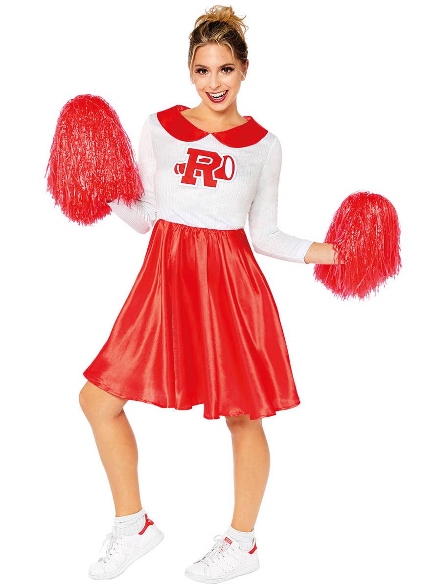 Officially Licensed Grease Rydell High Cheerleader Women's Costume Main Image