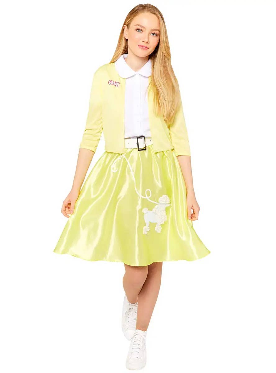 Womens Plus Size Sandy Grease Costume Yellow Sandy Costume for Women