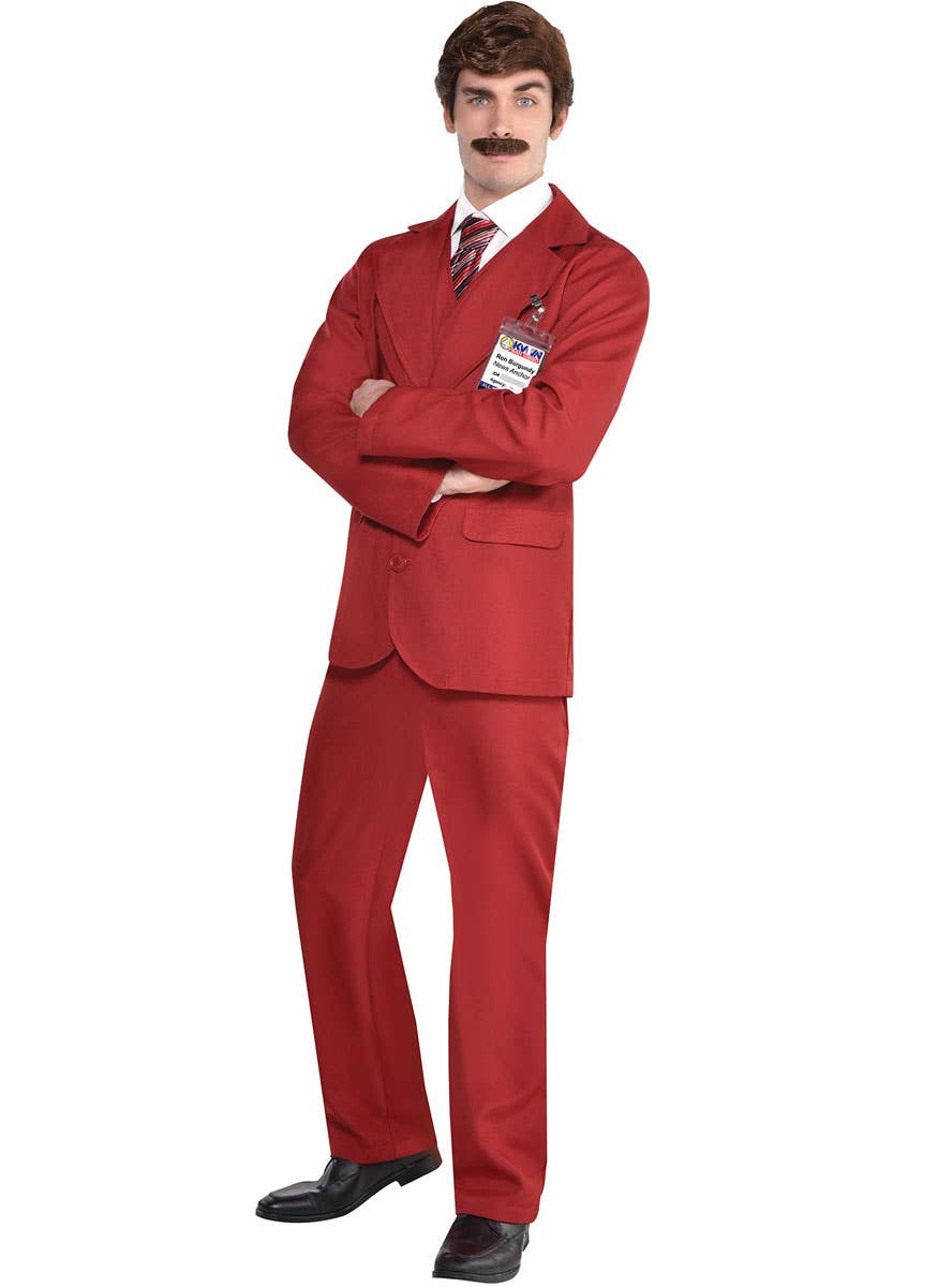 Anchorman Men's Licensed Ron Burgundy Costume