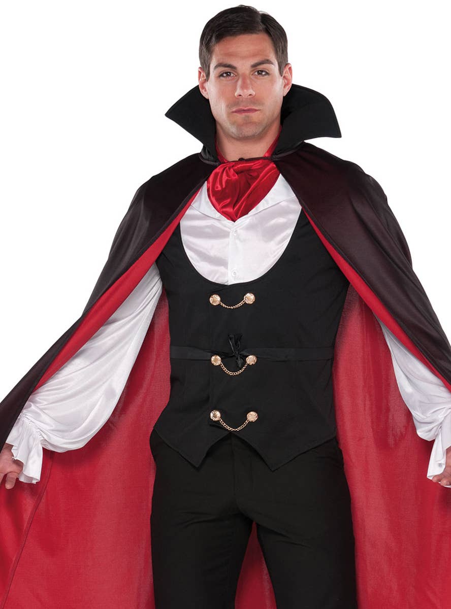 Image of True Vampire Men's Plus Size Halloween Costume - Alternate Image
