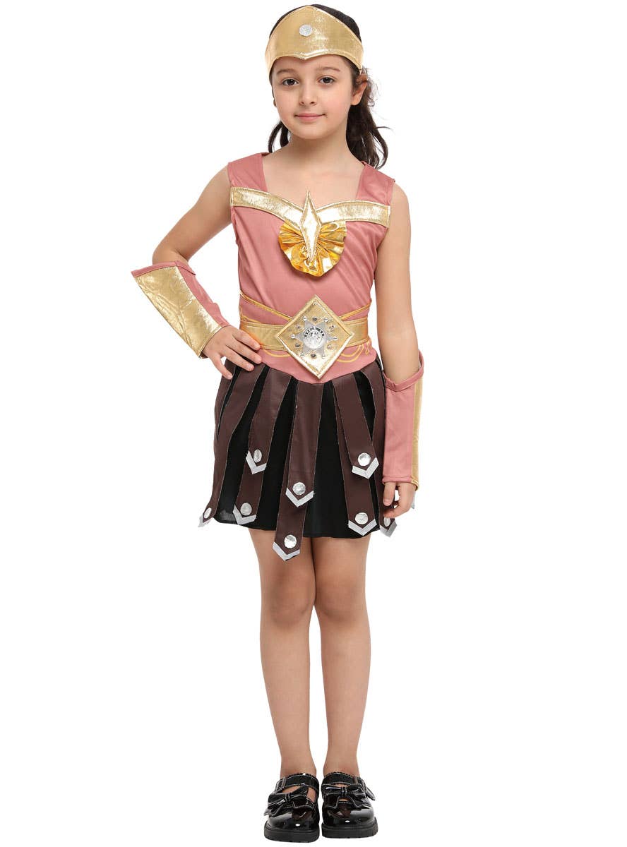 Girls Wonder Woman Amazon Warrior Costume Girls Wonder Woman Amazon Warrior Costume