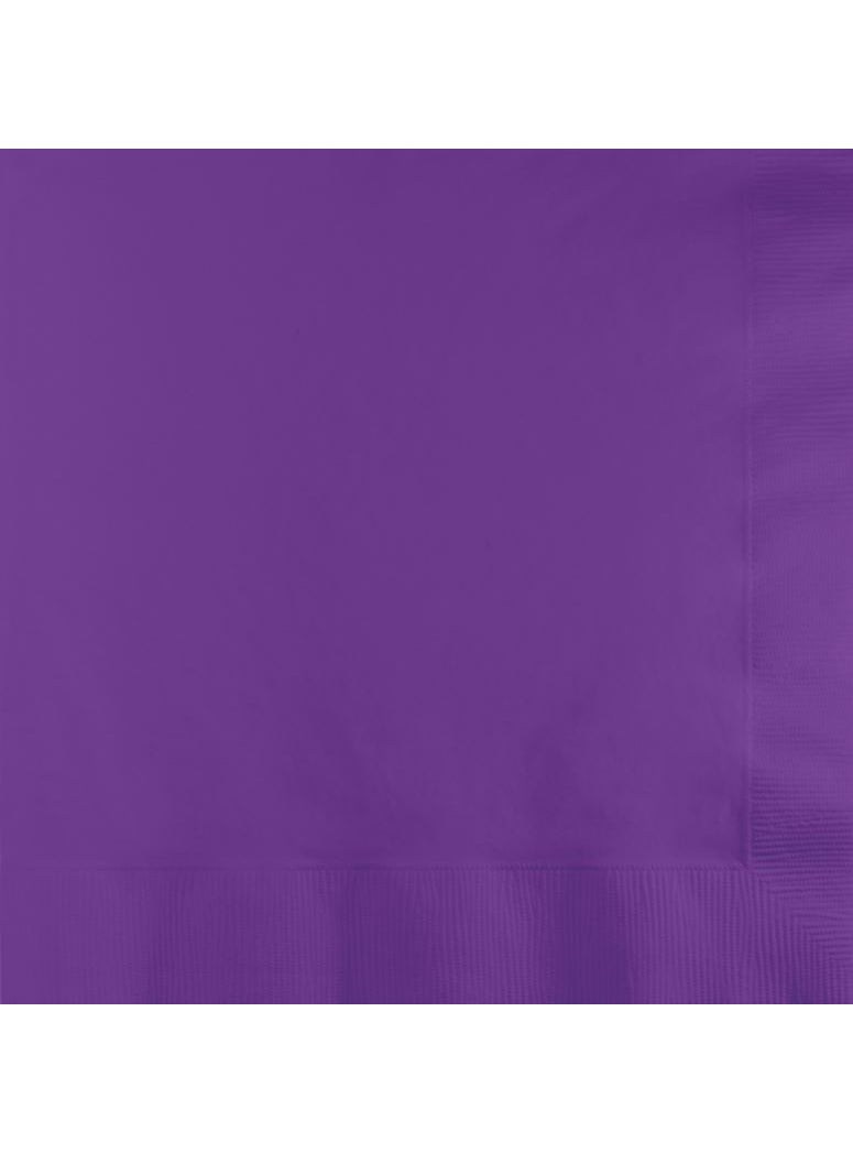 Amethyst Purple 50 Pack Lunch Napkins - Main Image