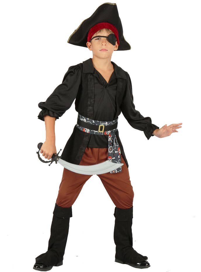 Image of Angry Pirate Boys Dress Up Costume