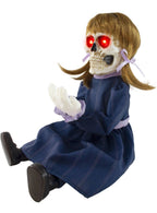Image of Animatronic Peek-A-Boo Skeleton Doll Deluxe Halloween Decoration