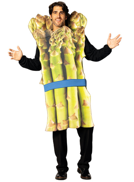 Asparagus Bunch Novelty Adults Vegetable Costume - Main Image