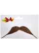 Image of Stick On Pointed Brown Costume Moustache - Main Image