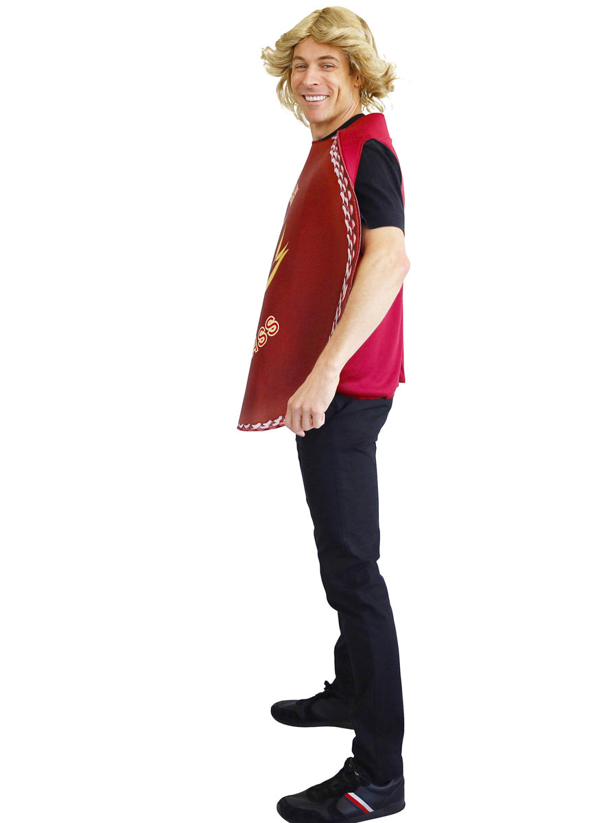 Aussie Red Cricket Ball Adults Costume - Side Image