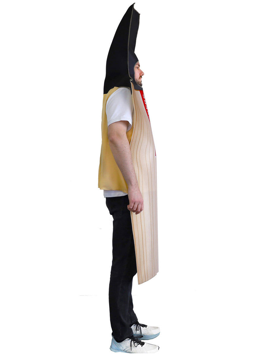Aussie Red Cricket Batt Adults Costume - Side Image