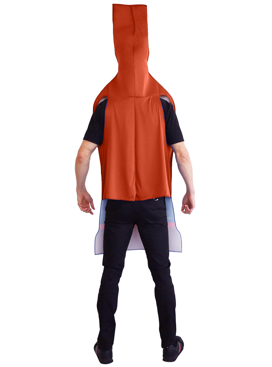 Aussie Tomato Sauce Novelty Adults Food Costume - Back Image