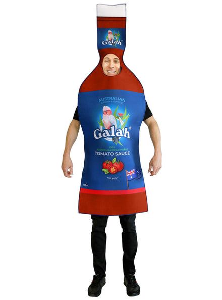 Aussie Tomato Sauce Novelty Adults Food Costume - Main Image