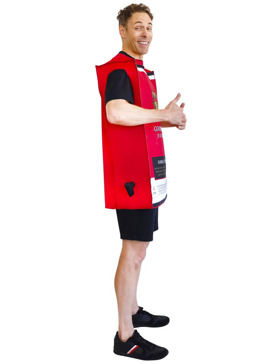 Aussie Wine Cask Novelty Goon Costume - Side Image