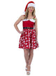 Image of Australian Christmas Womens Red Printed Costume Dress