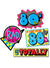 Image of 80s Cut Outs Party Decoration - Main Image