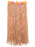 Hawaiian Hula Skirt with Pink and Orange Flowers