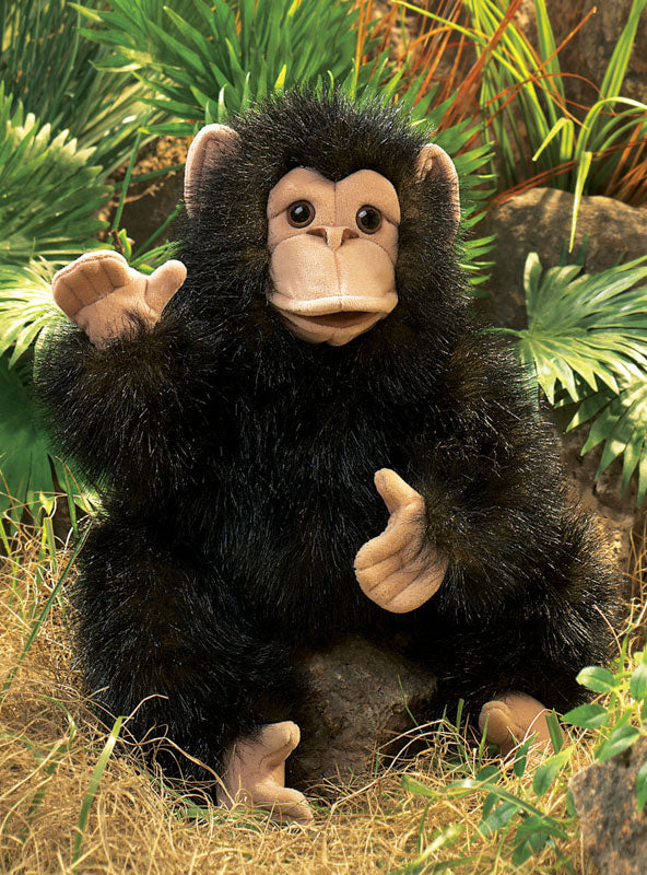 Baby Chimp Hand Puppet - Lifestyle Image