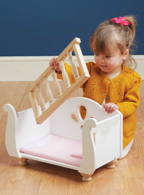 Baby Doll Wooden Cot - Lifestyle Image 2