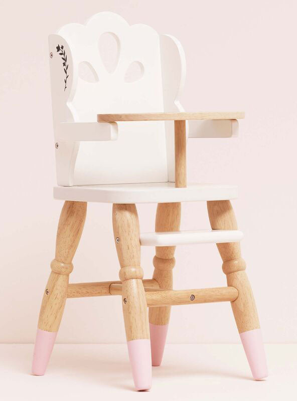 Baby Doll Wooden High Chair Toy - Alternate Image