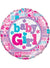 Image of Pink Holographic Baby Girl 46cm Baby Shower Balloon