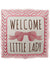 Image of Welcome Little Lady 46cm Pink Baby Shower Balloon