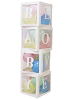 Image of Baby Love Baby Shower Balloon Boxes