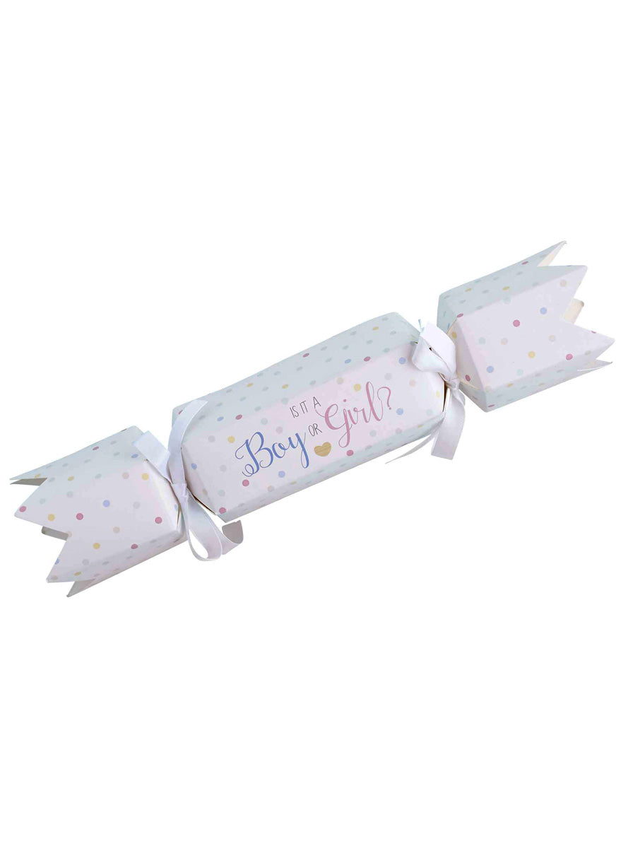 Baby Shower Gender Reveal 26cm DIY Cracker - Main Image