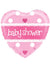 Image of Baby Shower Pink Heart 45cm Foil Balloon
