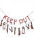 Image of Keep Out Blood Drip Banner Halloween Decoration - Main Image