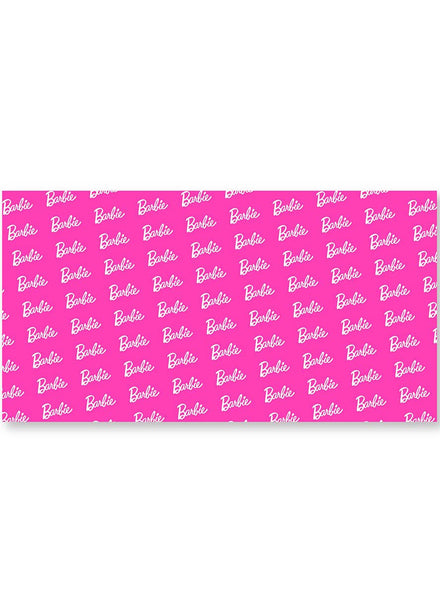 Image of Barbie Pink Horizontal Scene Setter Backdrop Decoration