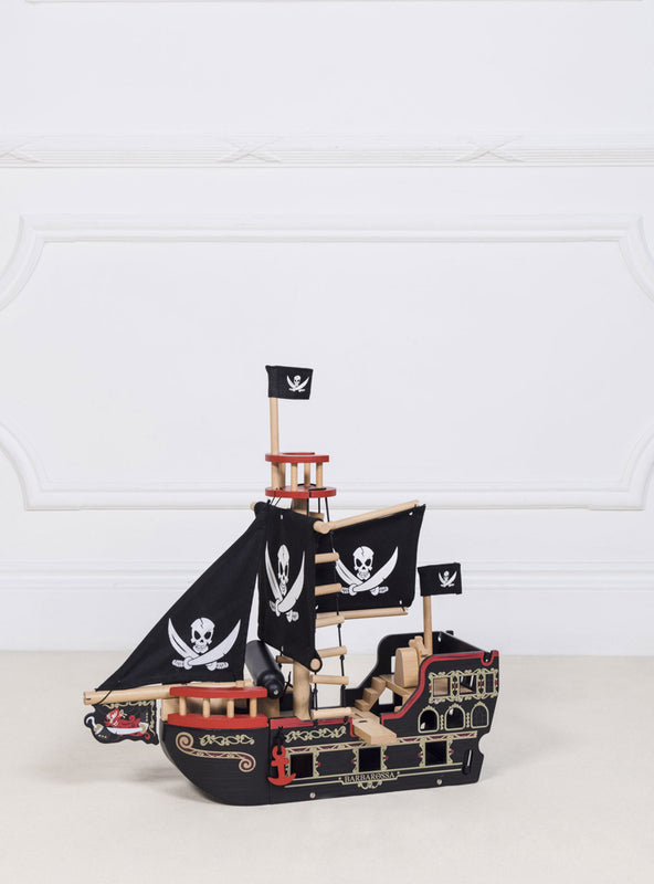 Barborossa Wooden Pirate Ship Toy Set