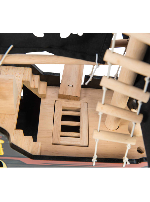 Barborossa Wooden Pirate Ship Toy Set