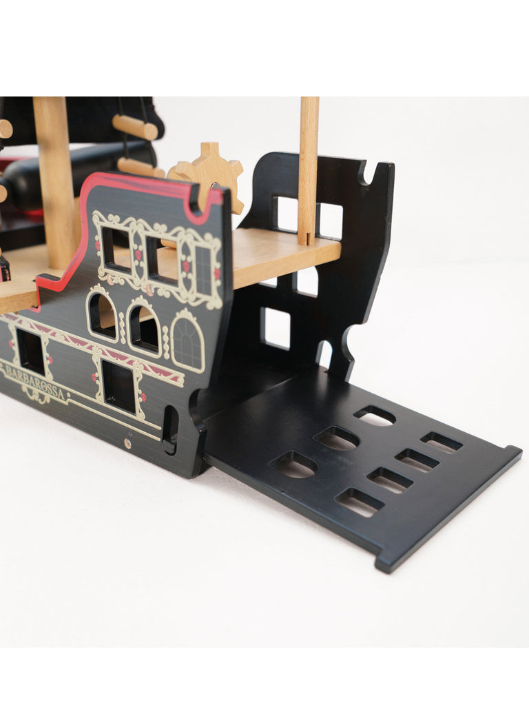 Barborossa Wooden Pirate Ship Toy Set
