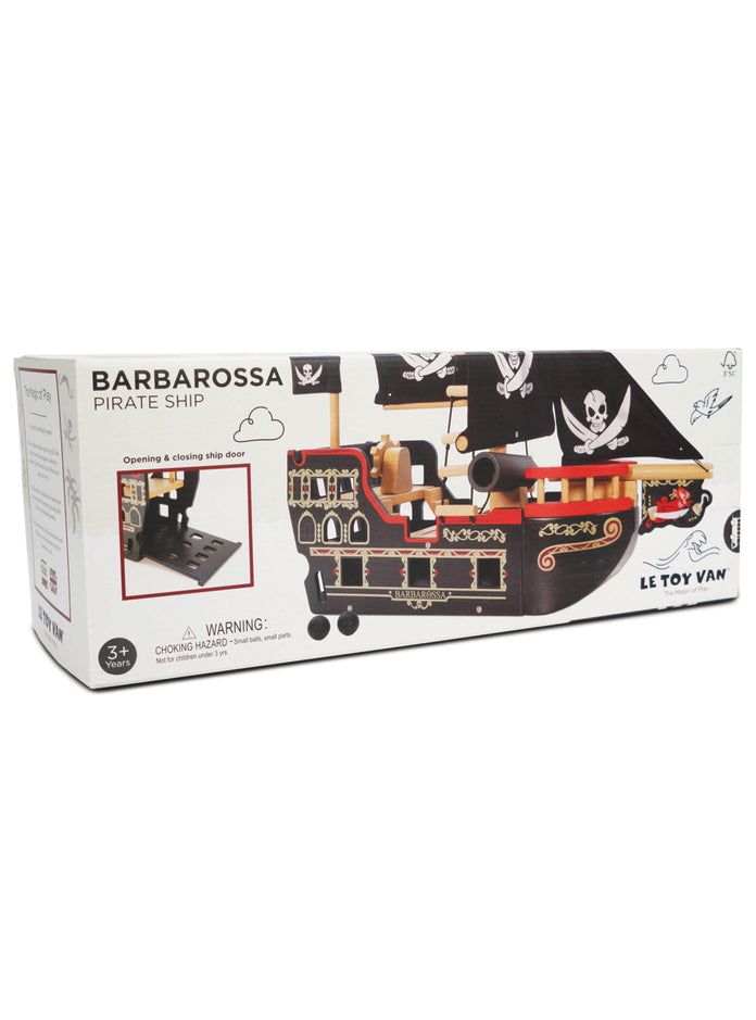 Barborossa Wooden Pirate Ship Toy Set
