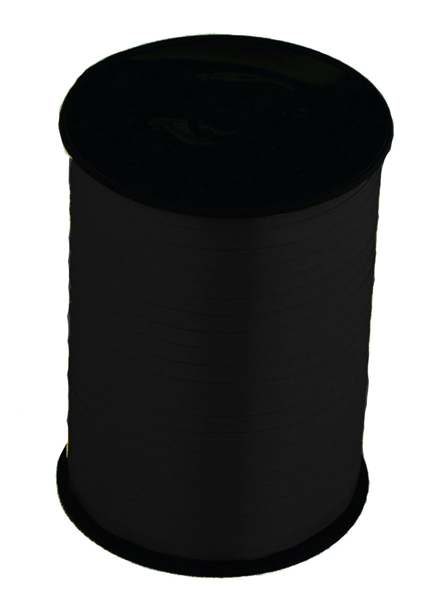 Basic Black 500m Long Roll Balloon Ribbon – Main Image
