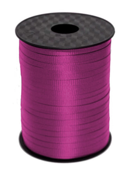 Basic Fuchsia 500m Long Roll Balloon Ribbon – Main Image