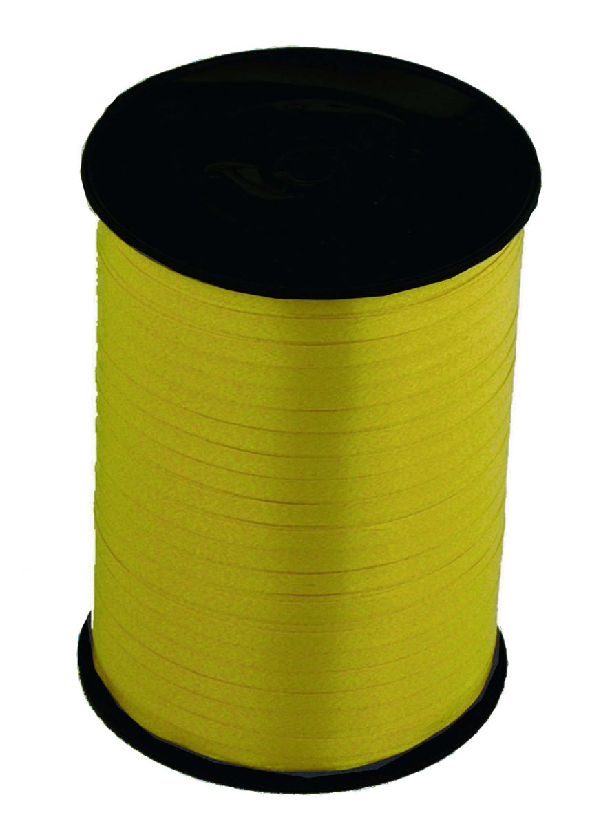 Basic Lemon Yellow 500m Long Roll Balloon Ribbon – Main Image