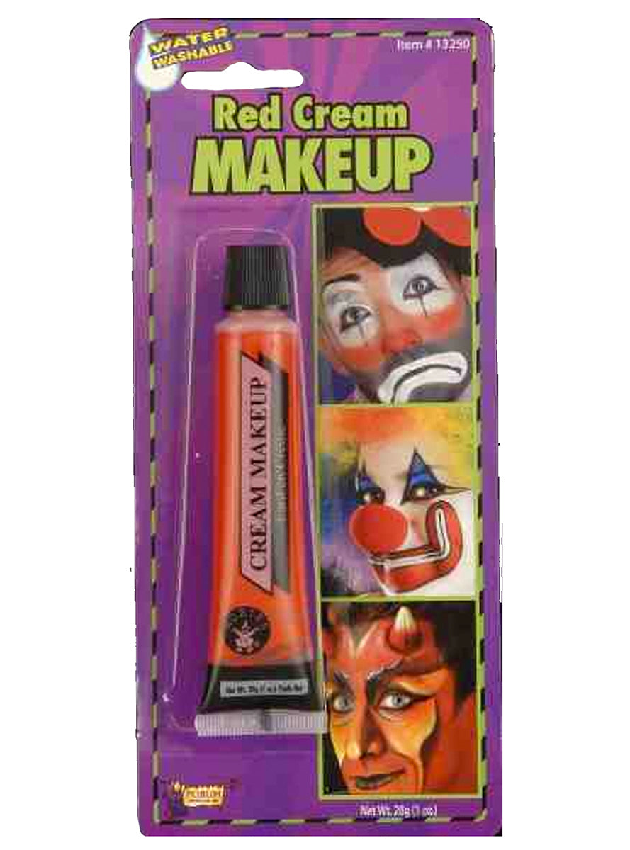 Basic Red Cream Facepaint Tube - Main Image