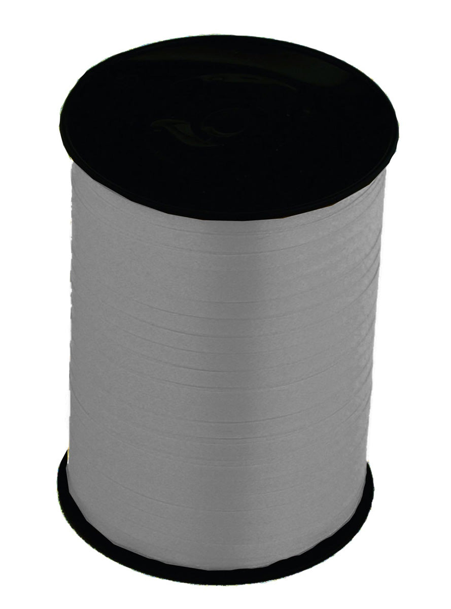 Basic Silver 500m Long Roll Balloon Ribbon – Main Image