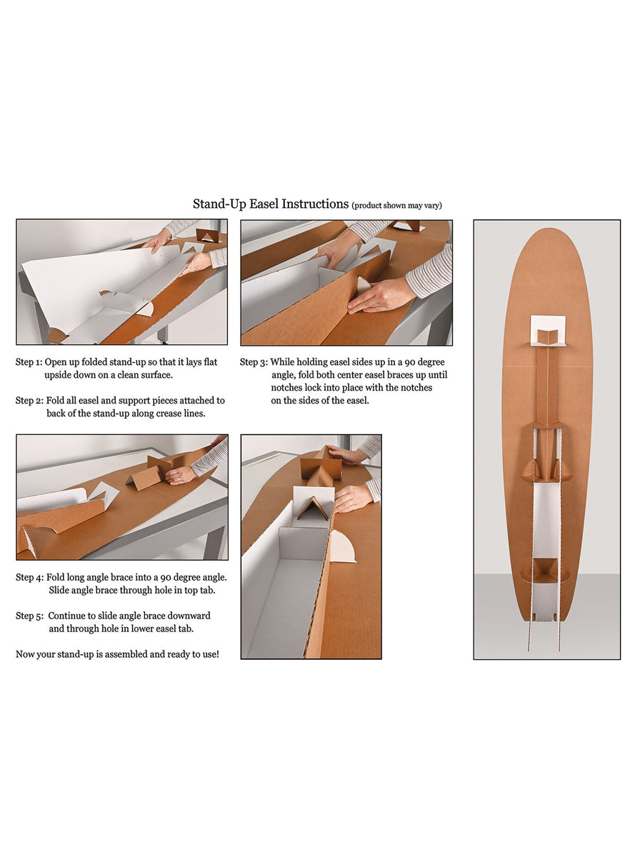 Beach Party 183cm 3D Surfboard Prop — Instructions Image