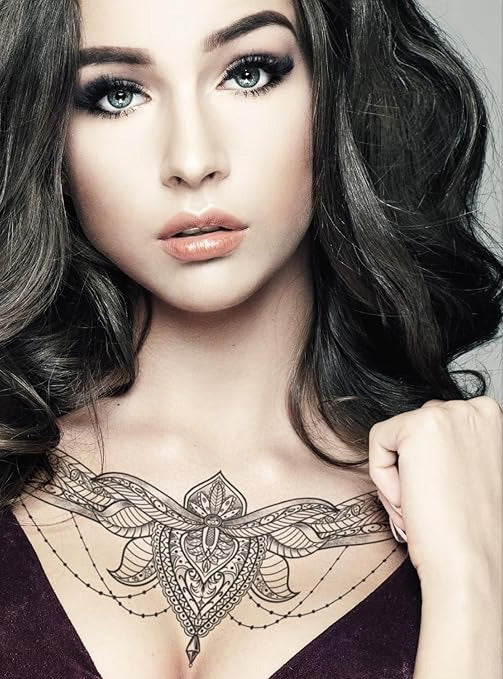 Beauty Bones Mandala Temporary Tattoo - Alternative Image 2