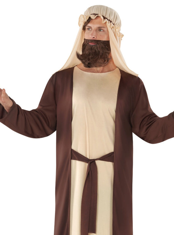 Plus Size Mens Biblical Joseph Christmas Nativity Costume Close Image
