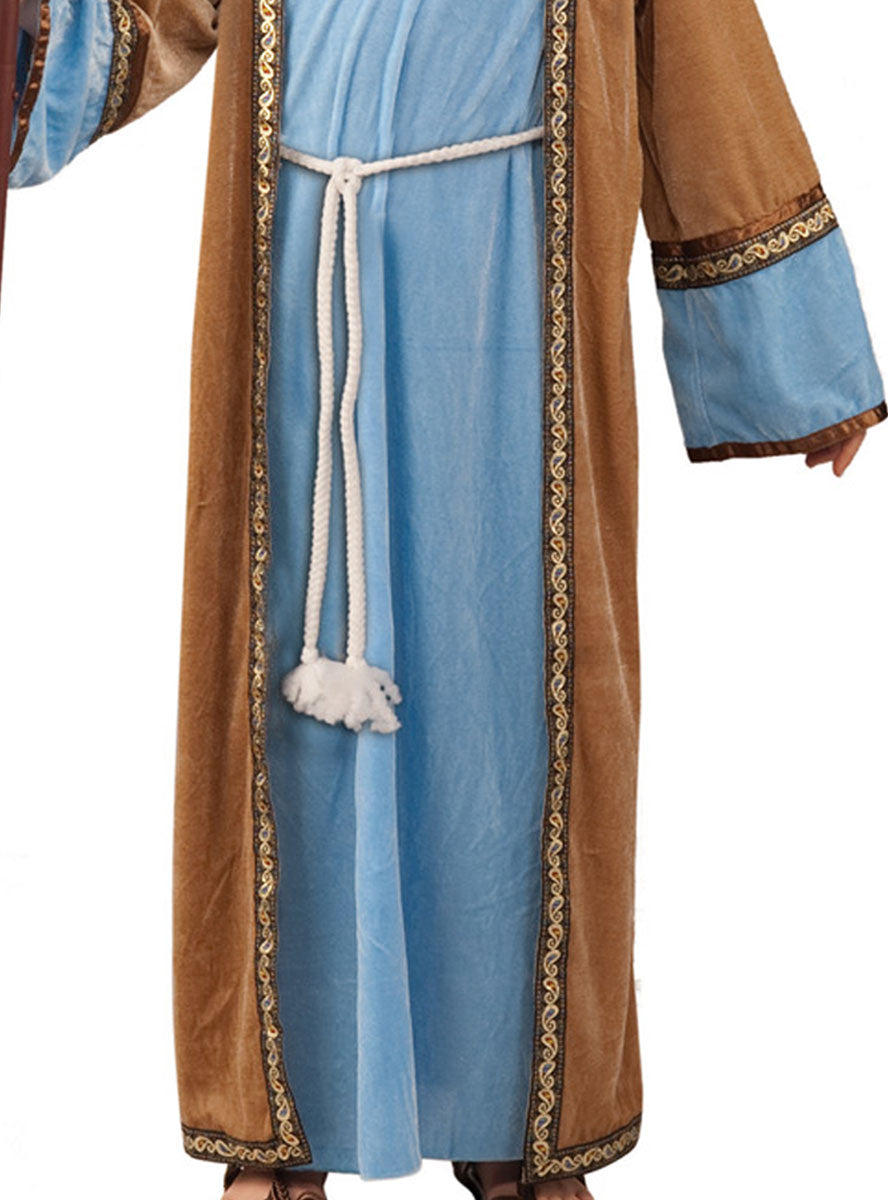 Teen Boys Joseph Christmas Nativity Costume - Close Image 2