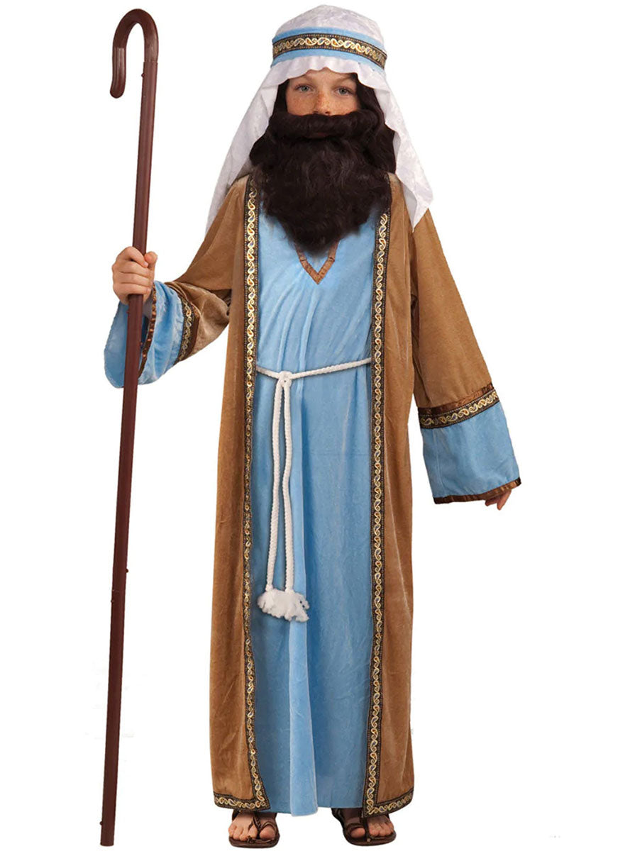 Teen Boys Joseph Christmas Nativity Costume - Main Image