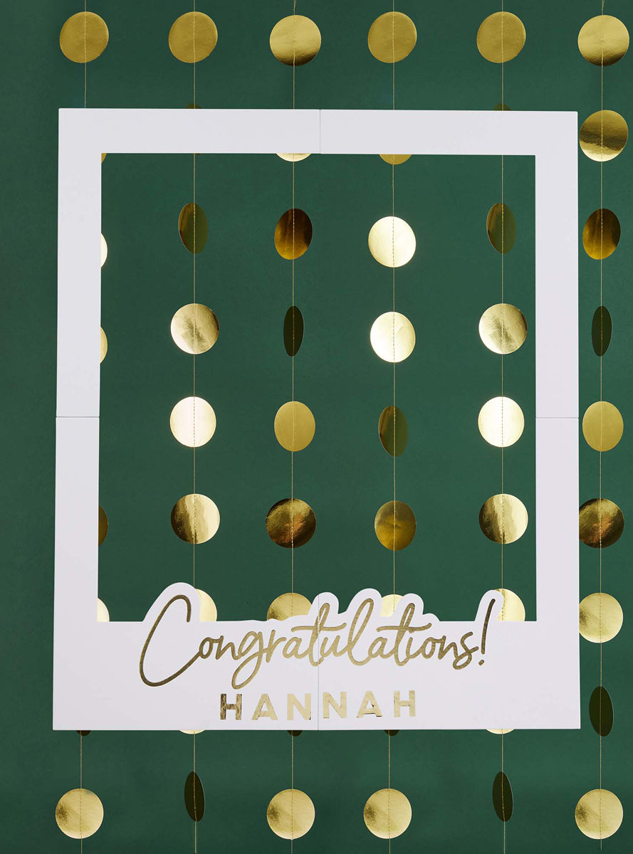 Big Congratulations 70cm Customisable Photo Frame — Lifestyle Image