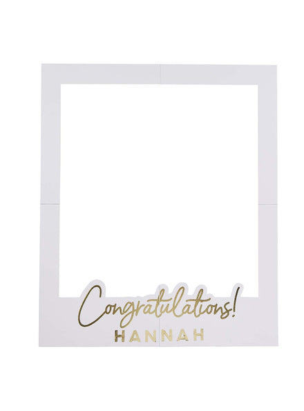Big Congratulations 70cm Customisable Photo Frame — Main Image